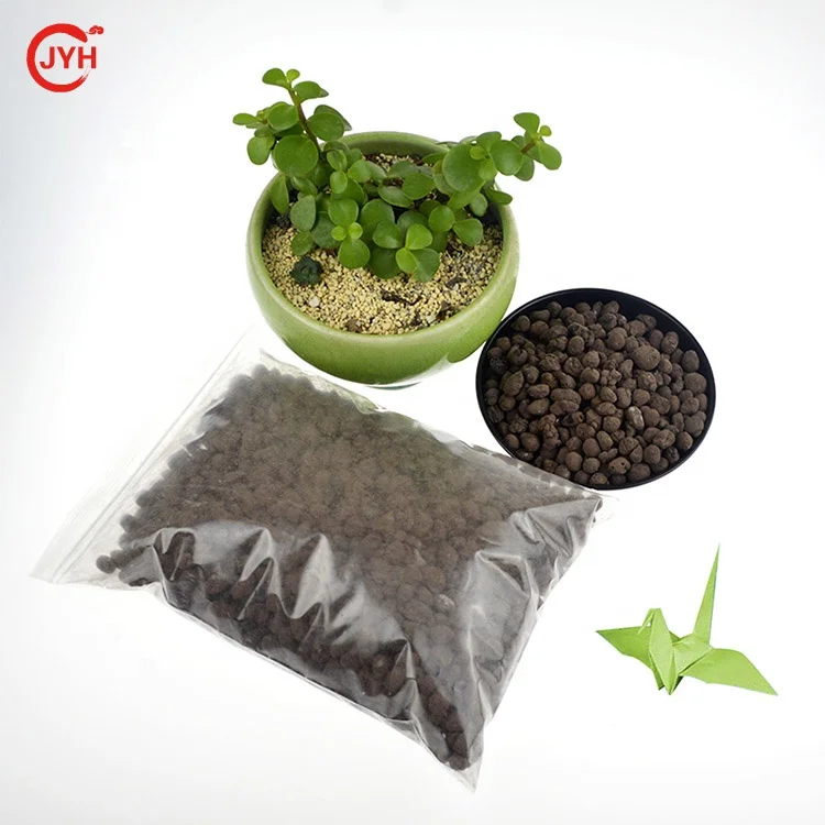 Hot selling 4-8mm red hydroponics clay pebbles ceramsite LECA