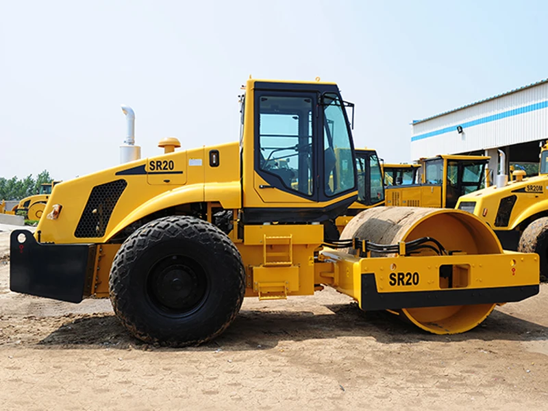 SHANTUI Free Shipping 18ton Single Drum Road Roller SR18 for sale