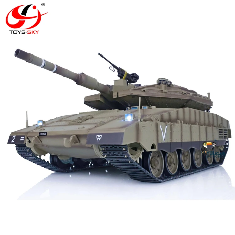 Heng Long 3958 TK7.0 1/16 3958-1 RC Tank Radio Remote Control IDF Merkava Main Battle Tank Smoke & Sound