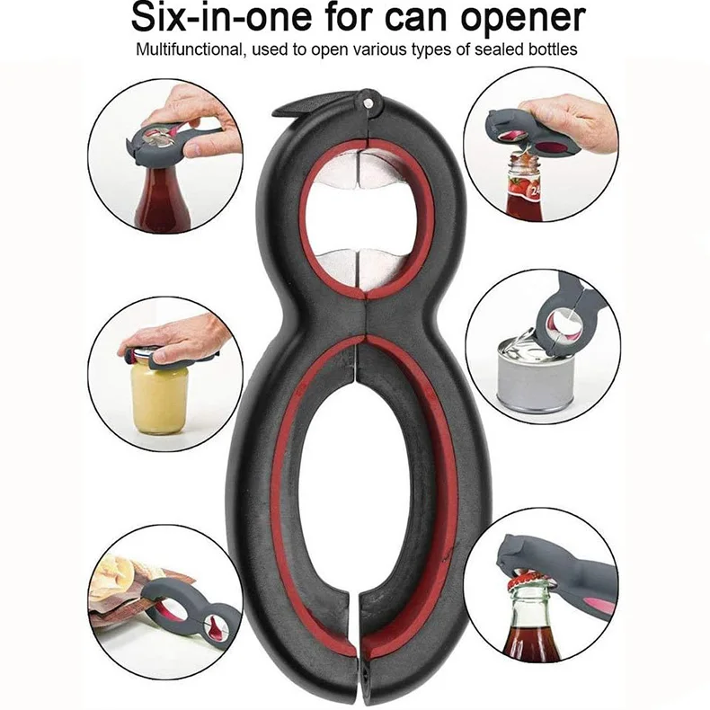 Multifunctional Non Slip Jar Bottle Opener  Weak Hands Can Openers Beer Get Lid Twist Opening Gripper Tool