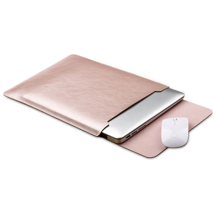 For MacBook Case 13 Inch Laptop Sleeve, Leather Case Bag,5 in 1 Bundle Waterproof Cover for Macbook Air & Pro with Mouse Pad
