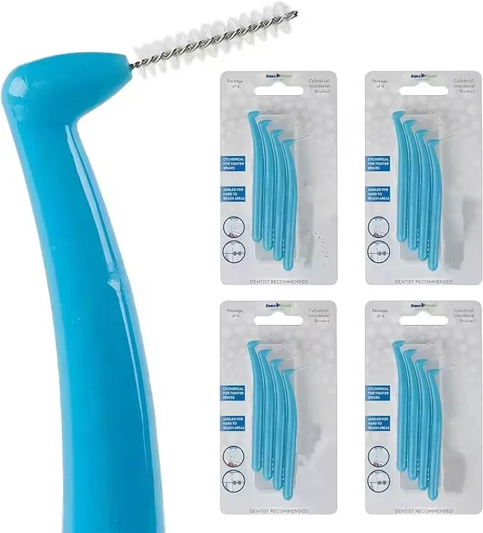 Angled Dental Brush for Teeth Cleaning Interdental Brush Toothpick Pack of 5/6/8pcs With Different SIzes