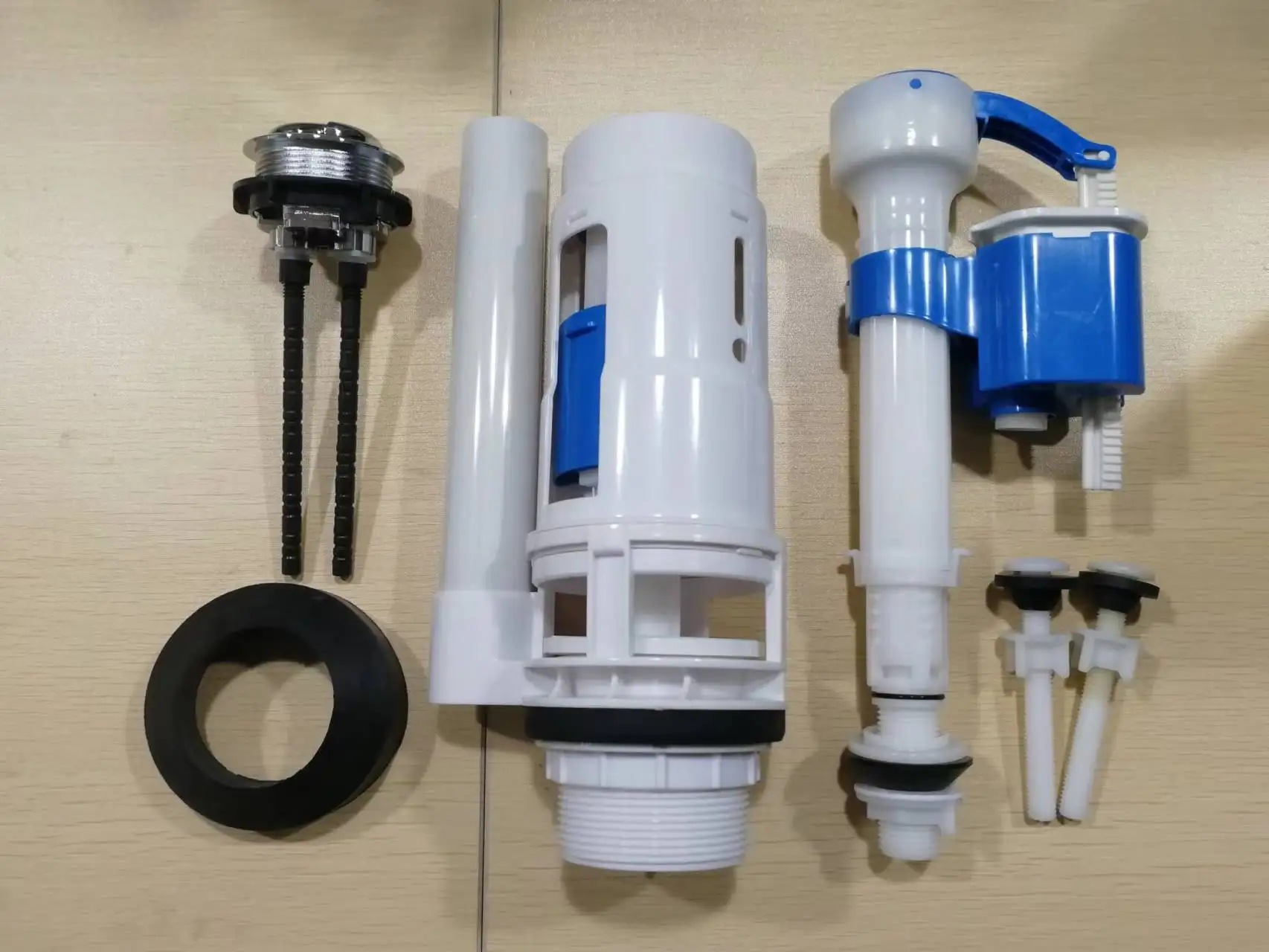 flush fitting flush valve side valve