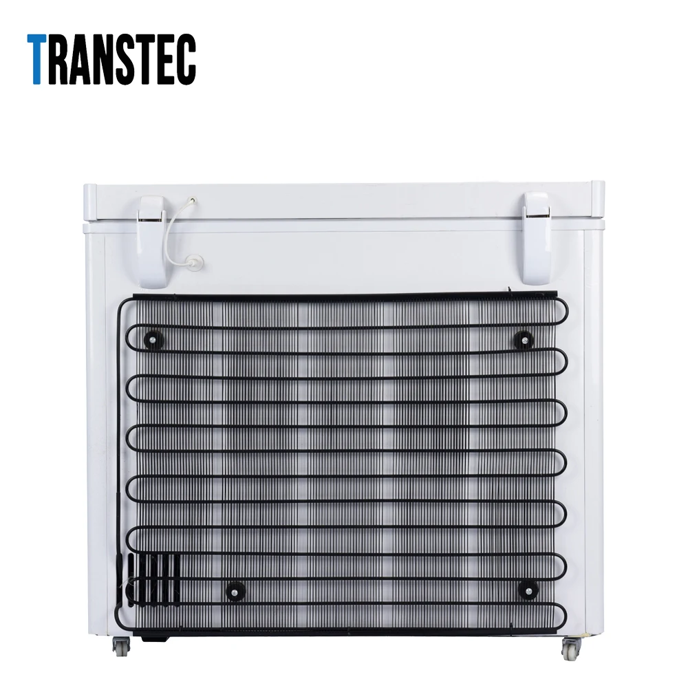 12V 24V DC 208 liters  cooling ice cream off grid solar chest freezer