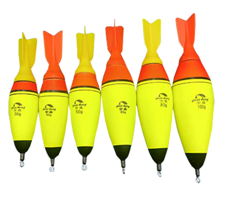 Luminous Fishing Float Buoyancy 40g-100g Double Optical Night Interchange Electronic Light Airplane Wing EVA Foam Bobber