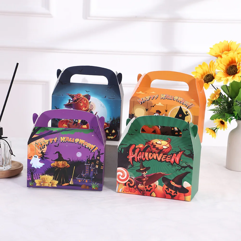 Новая Подарочная коробка для Хэллоуина креативная детская портативная мультяшная конфет сувенирная подарочная упаковка сумка
