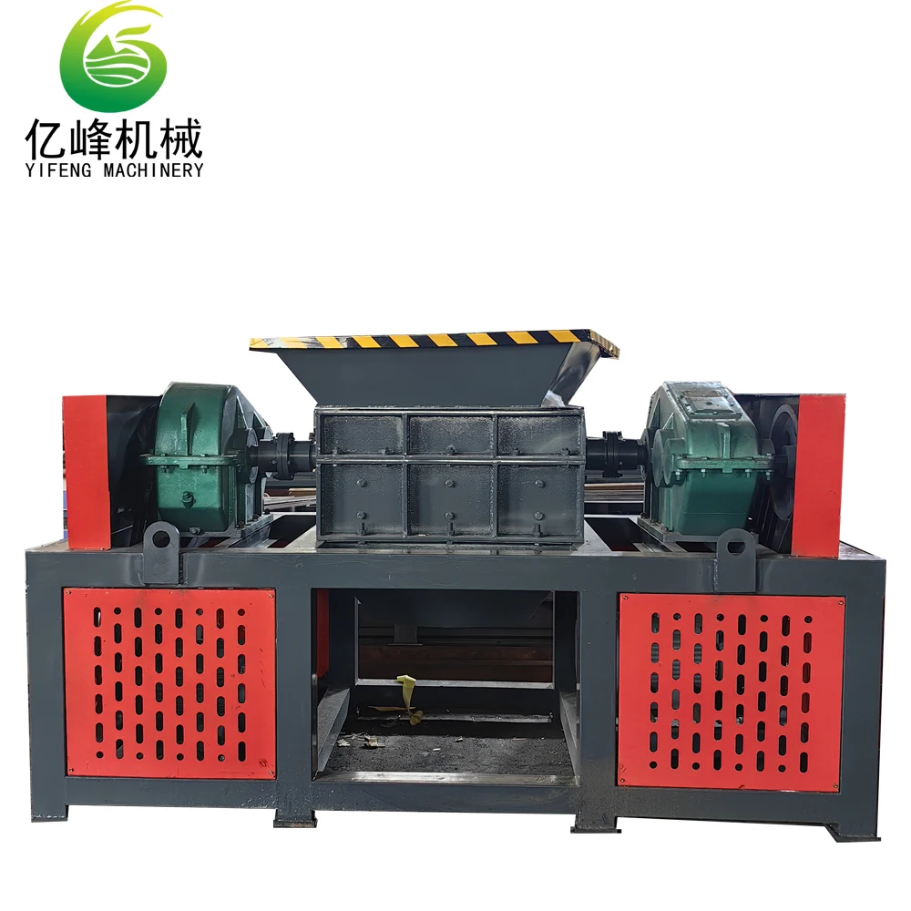 High efficiency and low loss dual axis 800 scrap metal shredder specialized in recycling scrap metal