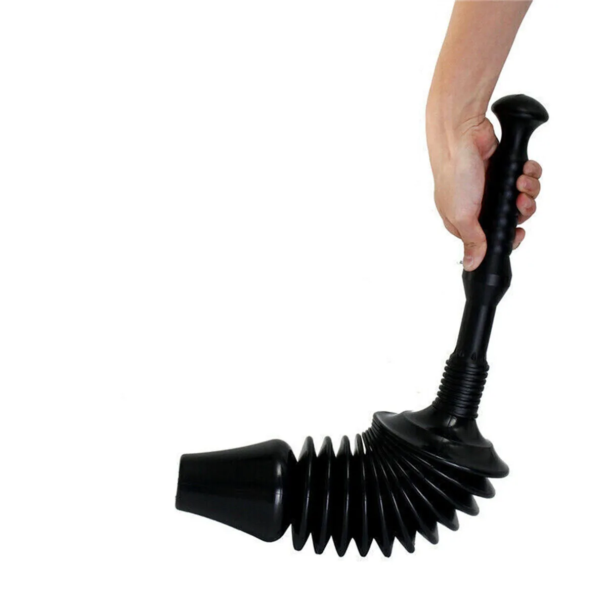 High Quality Toilet Plunger Strong Suction Plastic Air Toilet Plunger High Suction Sink Pipe Clog Remover