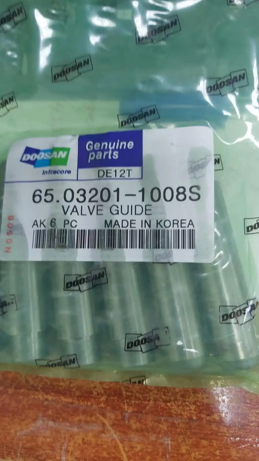 Генератор для автобусного экскаватора De12tis, детали двигателя 65,03201-1008S 65,03201-1062, направляющая клапана для Doosan