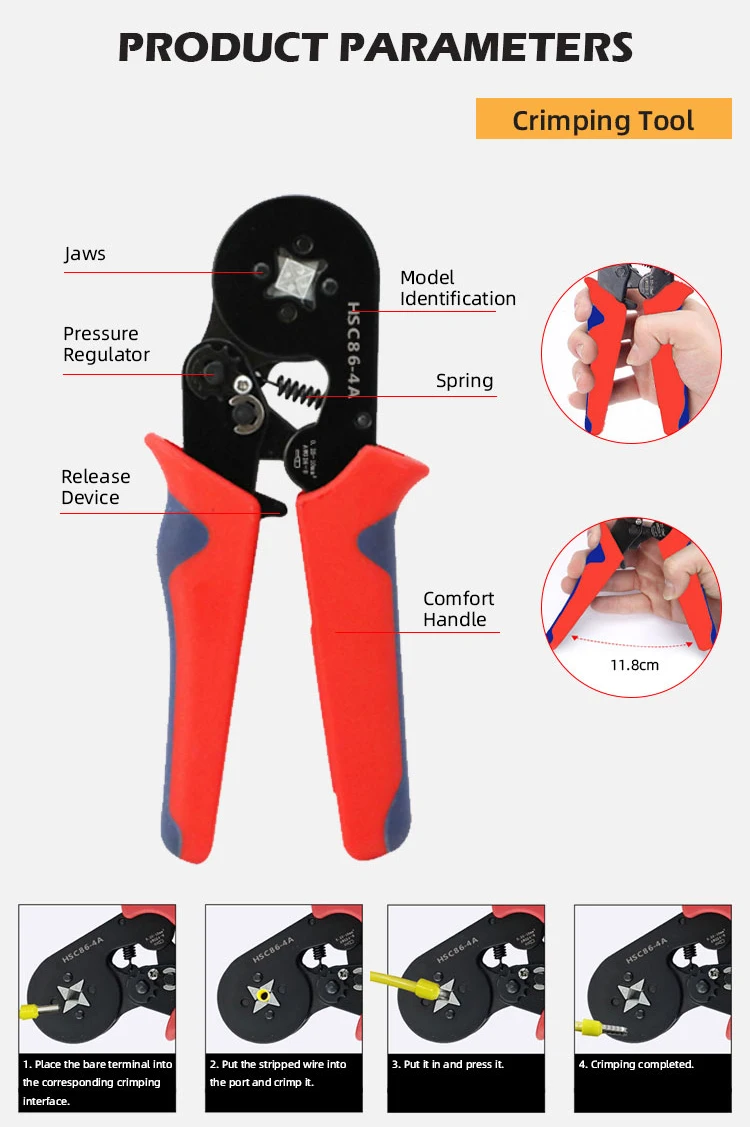 Wire stripping and crimping tool Insulated Cord End Bootlace Ferrule Terminals Kit Wire Crimping Tool Pliers Set