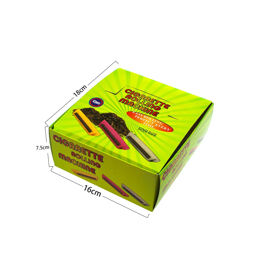 Hot Sale Hand Colorful Tobacco Rolling Machines Cheap Plastic Automatic Cigarette Rolling Machine
