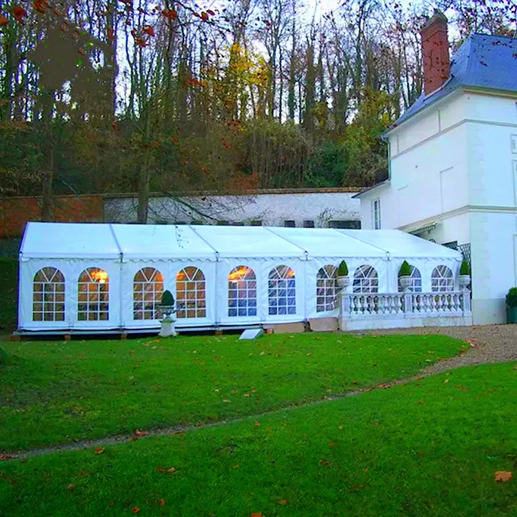 Guangzhou big commercial trade show barnum tent outdoor large exhibition warehouse tents for events factory price