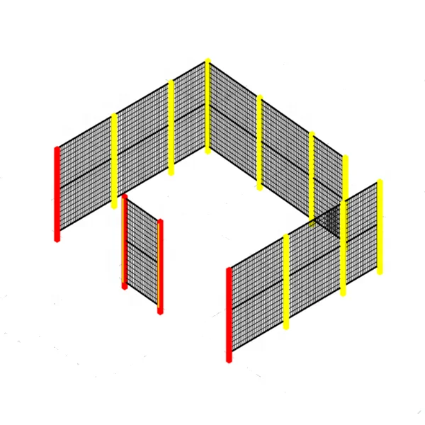 Machine Safety Fencing Modern Wire Mesh Fencing for Factory and Convery