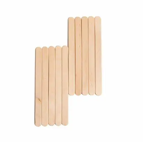 Custom Logo Beauty Salon Cosmetic Large Bamboo Dental Stick Spatulas Wooden Spatula For