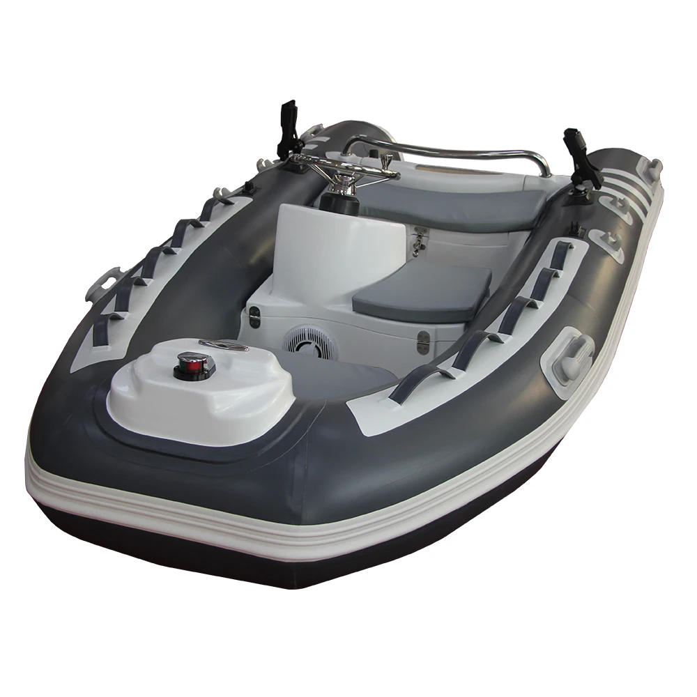 Zhenbo rib300c rib hypalon luxury dinghy tender fishing with MP4 inflatable rib boat 300