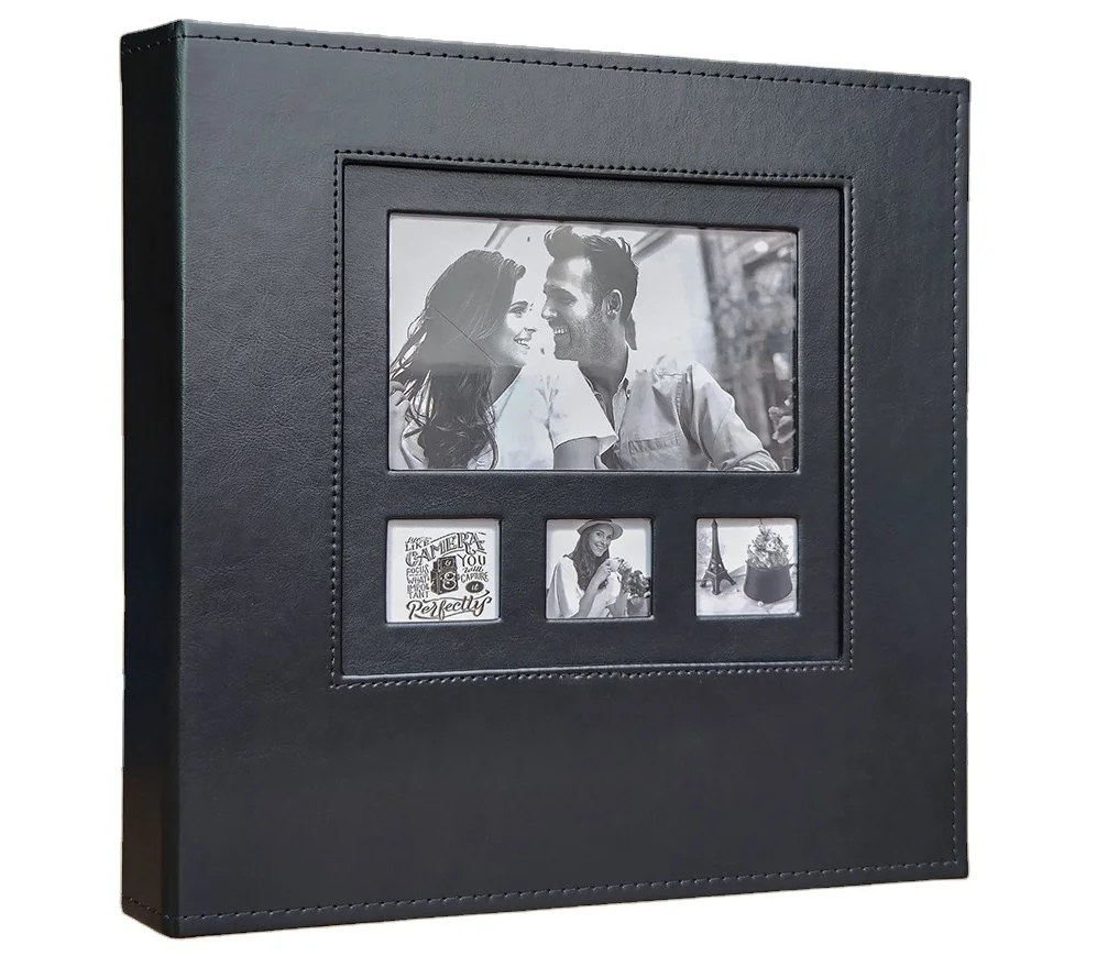 Wholesale Custom Made Self Adhesive Photo Album Magnetic Scrapbook Album Scrapbook for Valentines Day Birthday Gifts Memory
