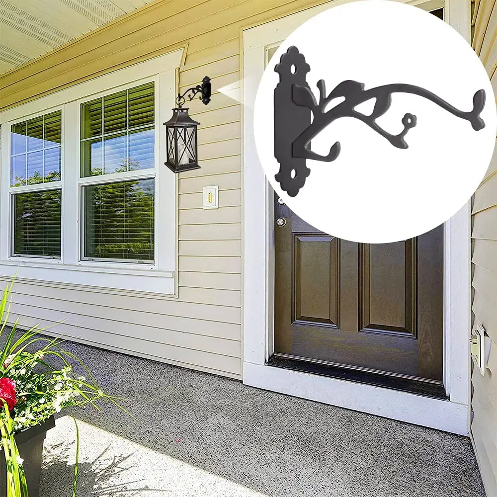 Outdoor plant hanger stand deck planting garden plants hangers free standing shepherds hooks bird feeders hanging basket stands