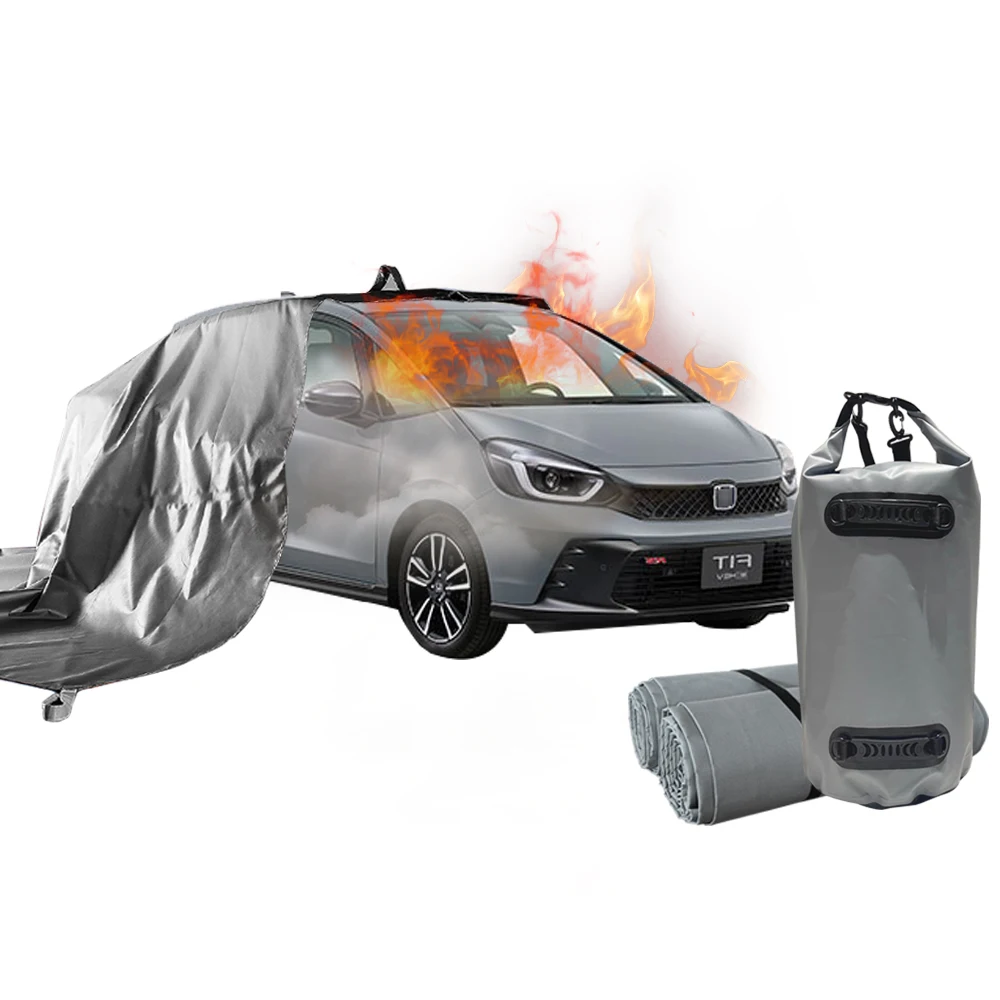 EV fire blankets 6*8M car Fire blanket 19.8*26Ft For professional firefighters