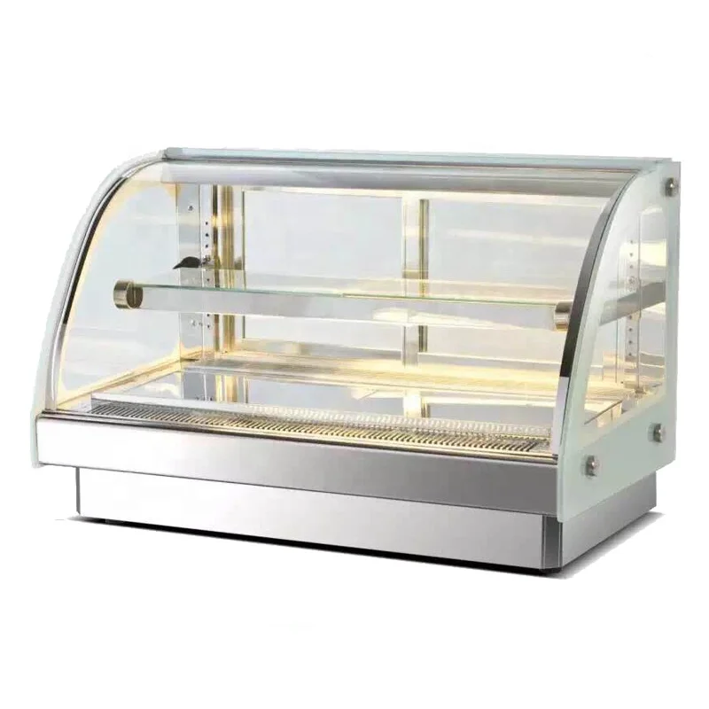 Bakery commercial bread refrigerated display cabinet sliding glass door cake showcase