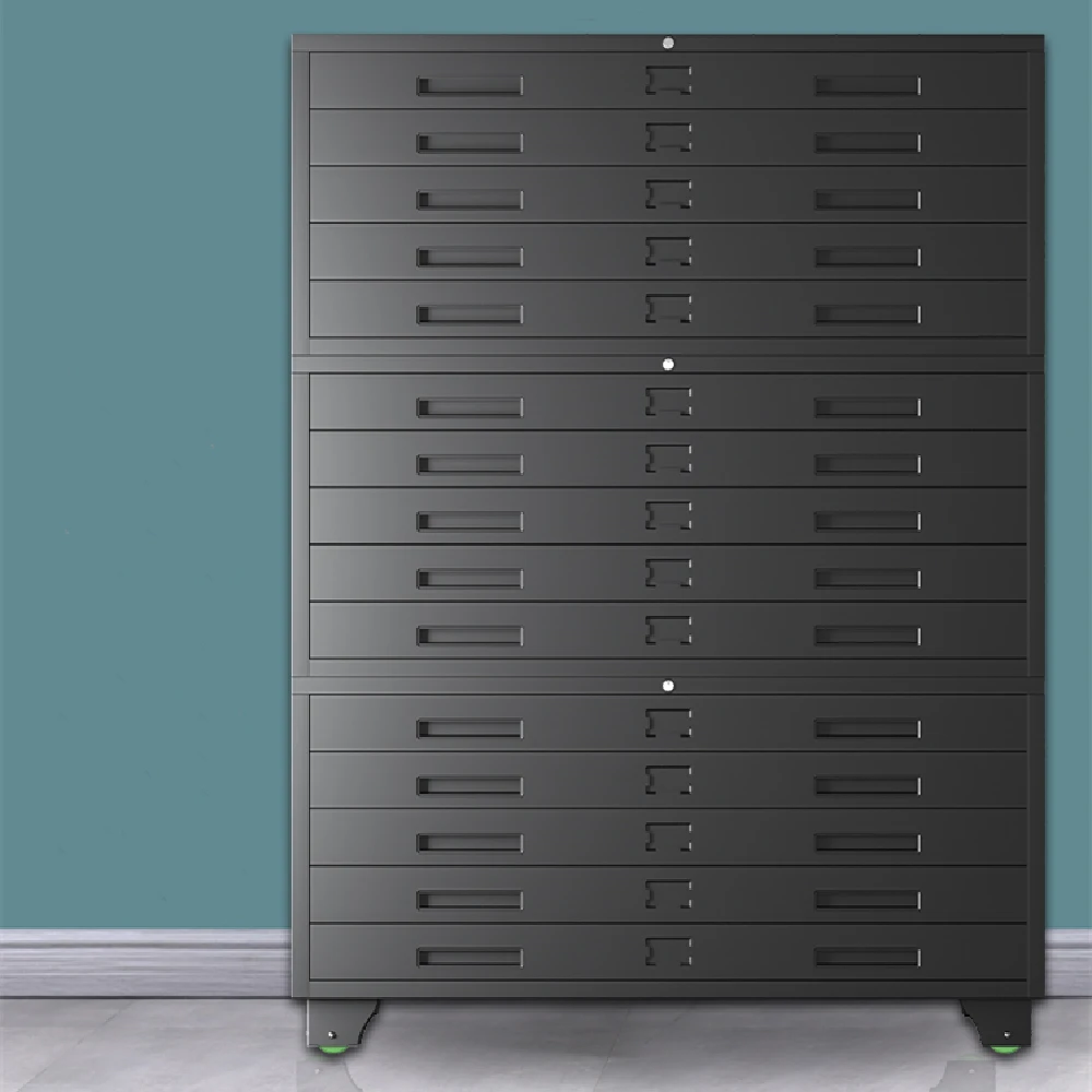 A1 A0 size drawings storage filing cabinets art paper storage cabinet  map drawer flat file cabinet