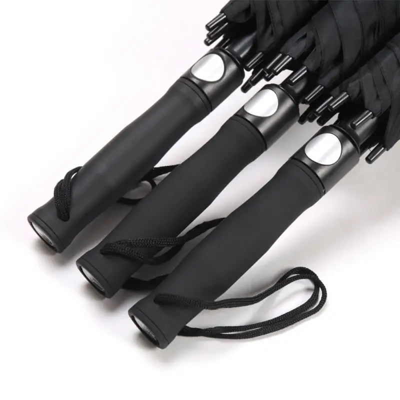 
Straight Pole Long Handle Umbrella Auto Umbrella Business Gift Advertisement Custom Umbrella Golf Promotional 