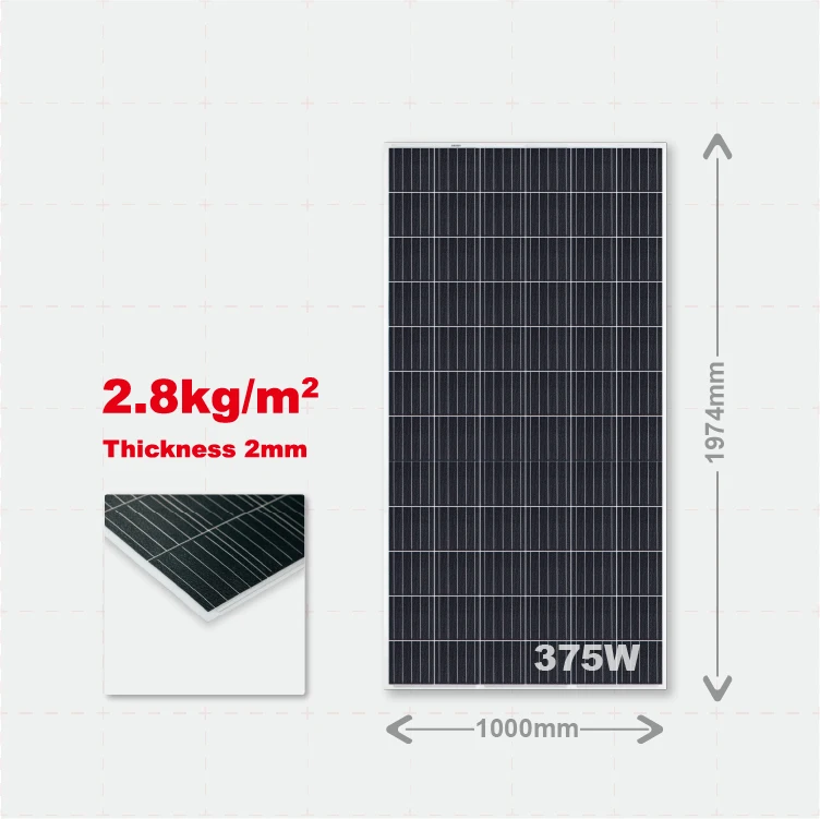 2023 Sunman High Efficiency Monocrystalline etfe coating Flexible Solar Panel 430W