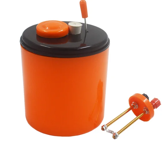 Physics teaching instrument orange plastic Heat measuring apparatus specific heat of an object