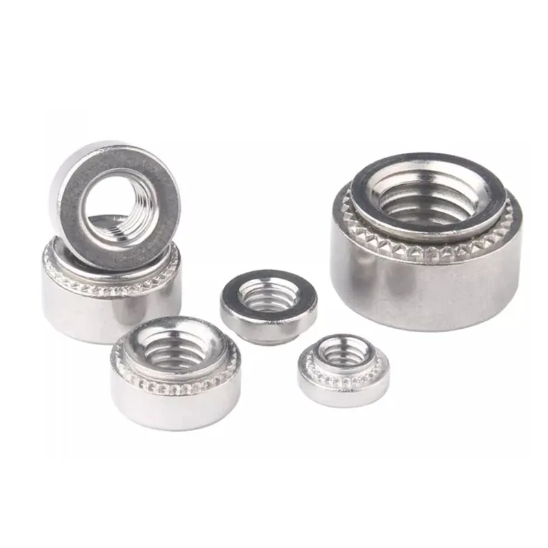 304 stainless steel galvanized self clinching nut 1/4-20 unc self clinch nut