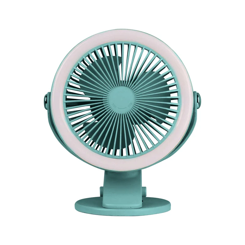 New Design Mini Fan USB Portable Mini Cooler Fan Rechargeable Mini USB Fan  with light