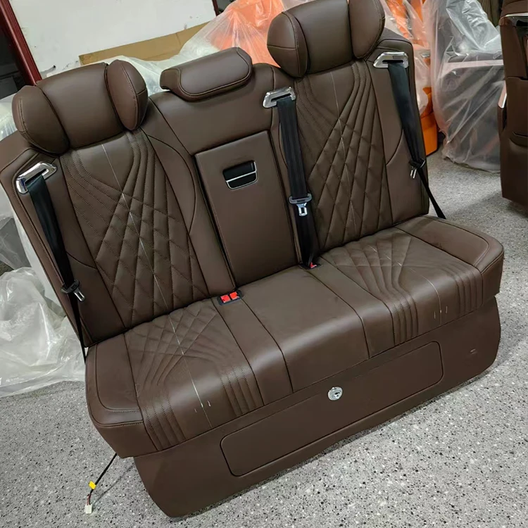Chinese Supplier Customized Leather Fabric Luxury Coach Bus Seat For Universal Bus