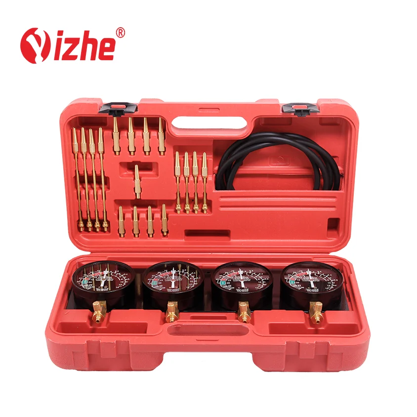 YIZHE Vehicle Tools For Motorcycle fuel Pressure Gauges Fuel Vacuum Gauge Carburetor Synchronizer Gauge Fit Honda Yamaha