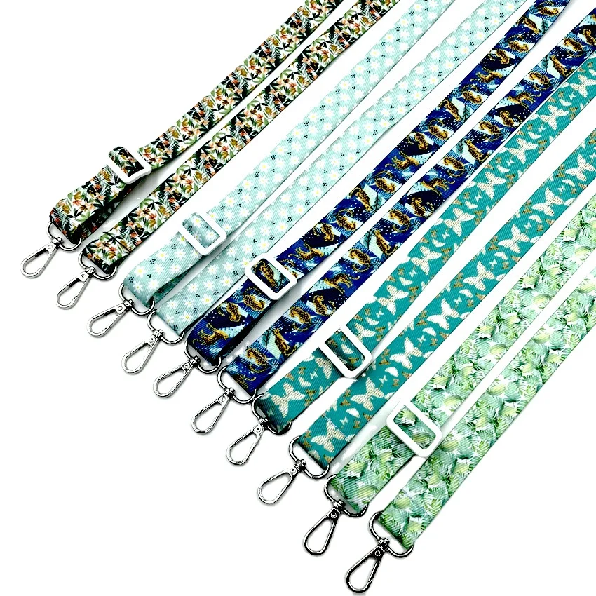 OEM Custom Logo Polyester genuine leather cartoon Lanyards Key Chain Holder