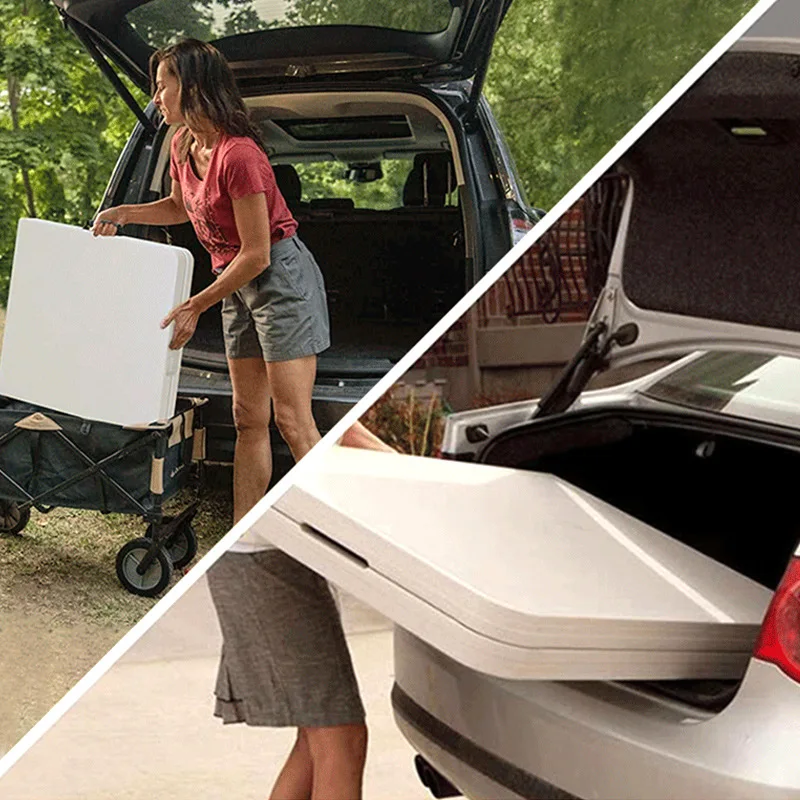 Wholesale Plastic Outdoor Party Event Portable Cheap Outdoor Custom Folding Camping Picnic Table