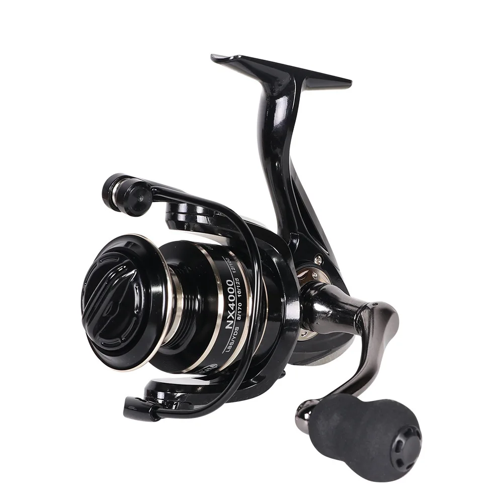 All-metal Fishing Reel Copper Alloy Grip Accessories Spinning Reel Sea Fishing Fishing Seat Fod Line Roll High-capacity HE 7000