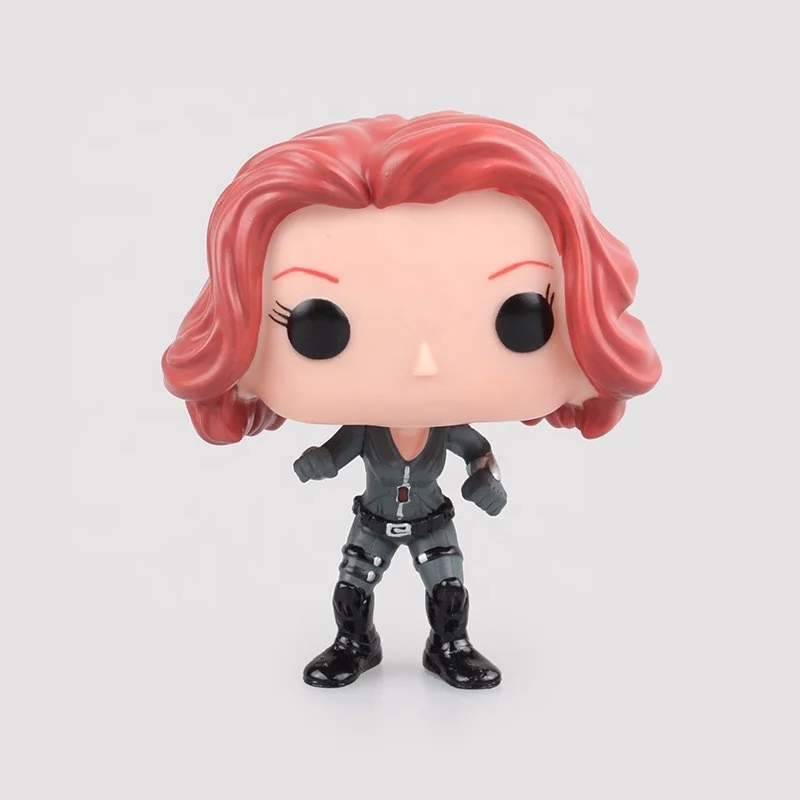  Фигурки героев поп-мрамора FUNKO игрушки Стив Роджерс 3 гражданская война зимний солдат черная вдова Черная пантера модель