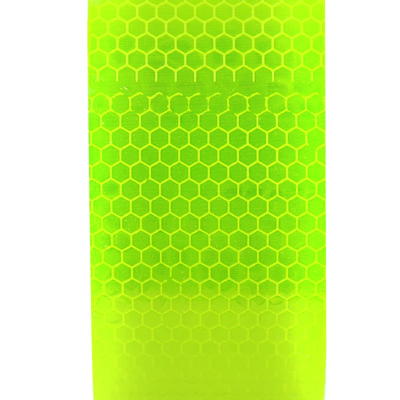 Высокое качество безопасности дорожного движения ПВХ флуоресцентный зеленый светоотражающая пленка