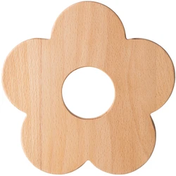 New Japanese Resin Tea Cup Mat Creative Kungfu Tea Solid Wood Flower Crystal Epoxy Resin Coaster Set Wood Resin Coaster