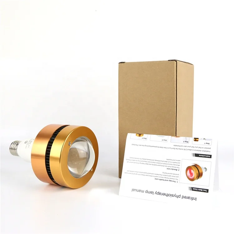 2021 Infrared Heat Therapy Lamp 96W Wound Repair Healing E27 Handheld Sauna Red Infrared Spa Led Bulb Lights