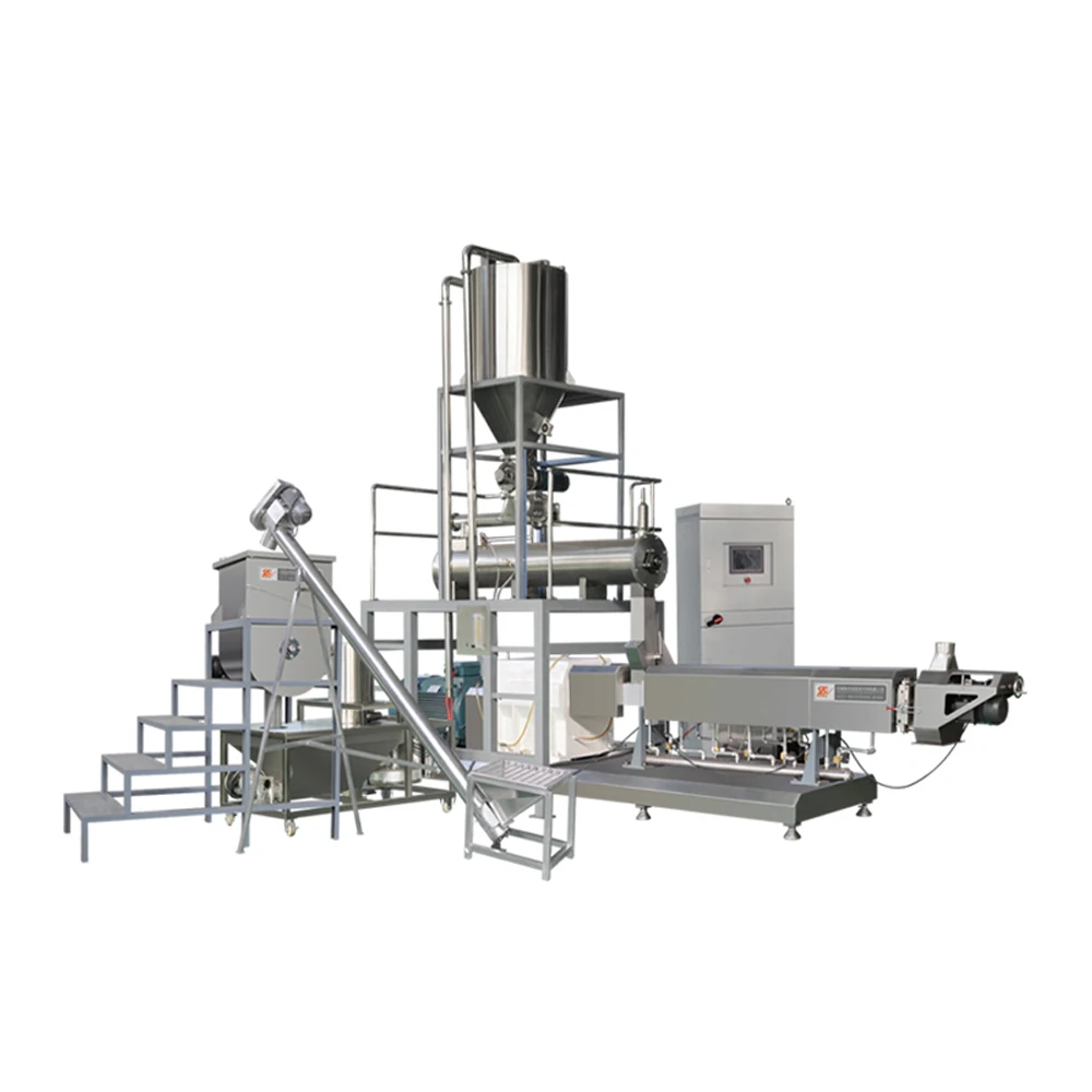 Corn puff snack extruder corn chips food making machine equipment for the production of puffed rice