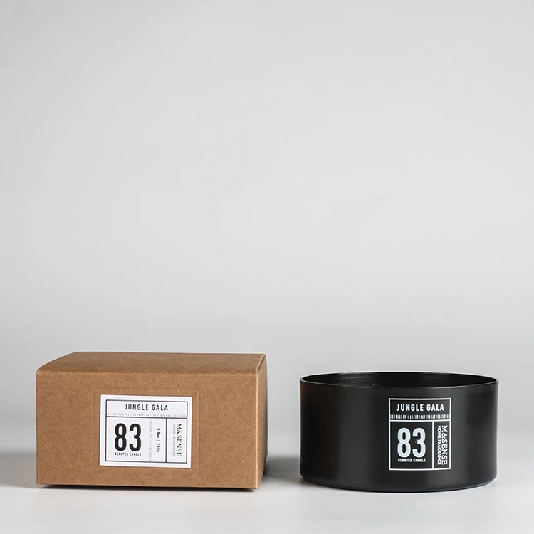 M&SENSE Modern Good Quality Low Price Aluminum Cup Gold Scented Candles Holder Jar