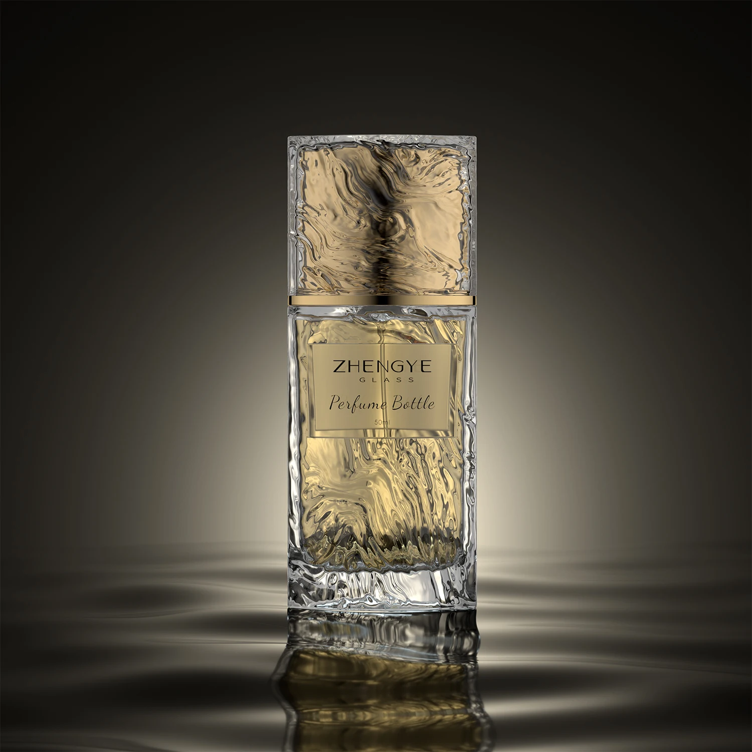 Custom Colored Unique New Design Luxury 50ml Mist Spray Glass Perfume Bottle For Women Man