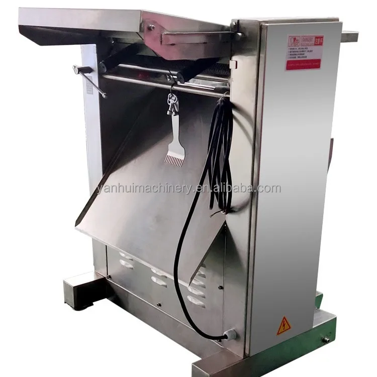 Fresh pork Meat skinning Peeling Machine/pork Skinner/pig Skin Peeling Cutting Machine