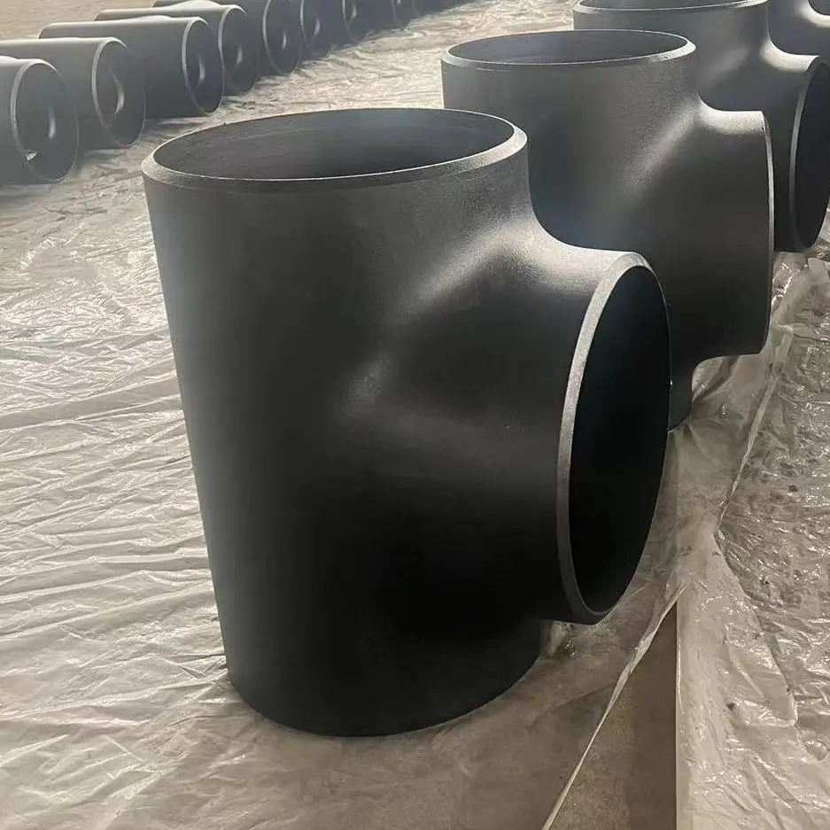 ASME ANSI B16.9 BUTT WELD Carbon Steel A234 WPB SCH 40 reducing tee