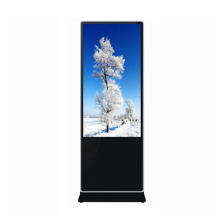 Factory Price 43 49 55 65 Inch Interactive Kiosk Commercial LCD Screen Stand Advertising Touch Display Digital Signage