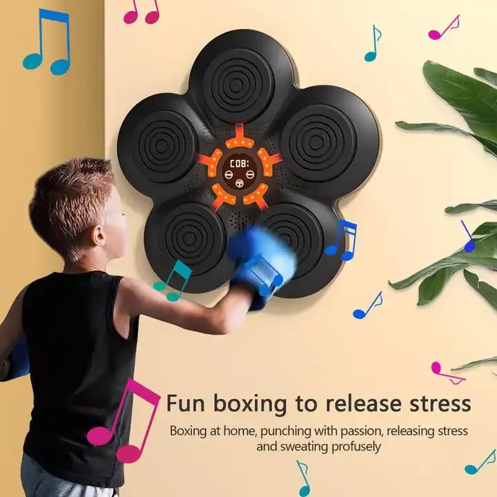 ZT Electronic Smart Focus Agility Training Digital Boxing For Children And adults Wall Target Smart Music Boxing Machine