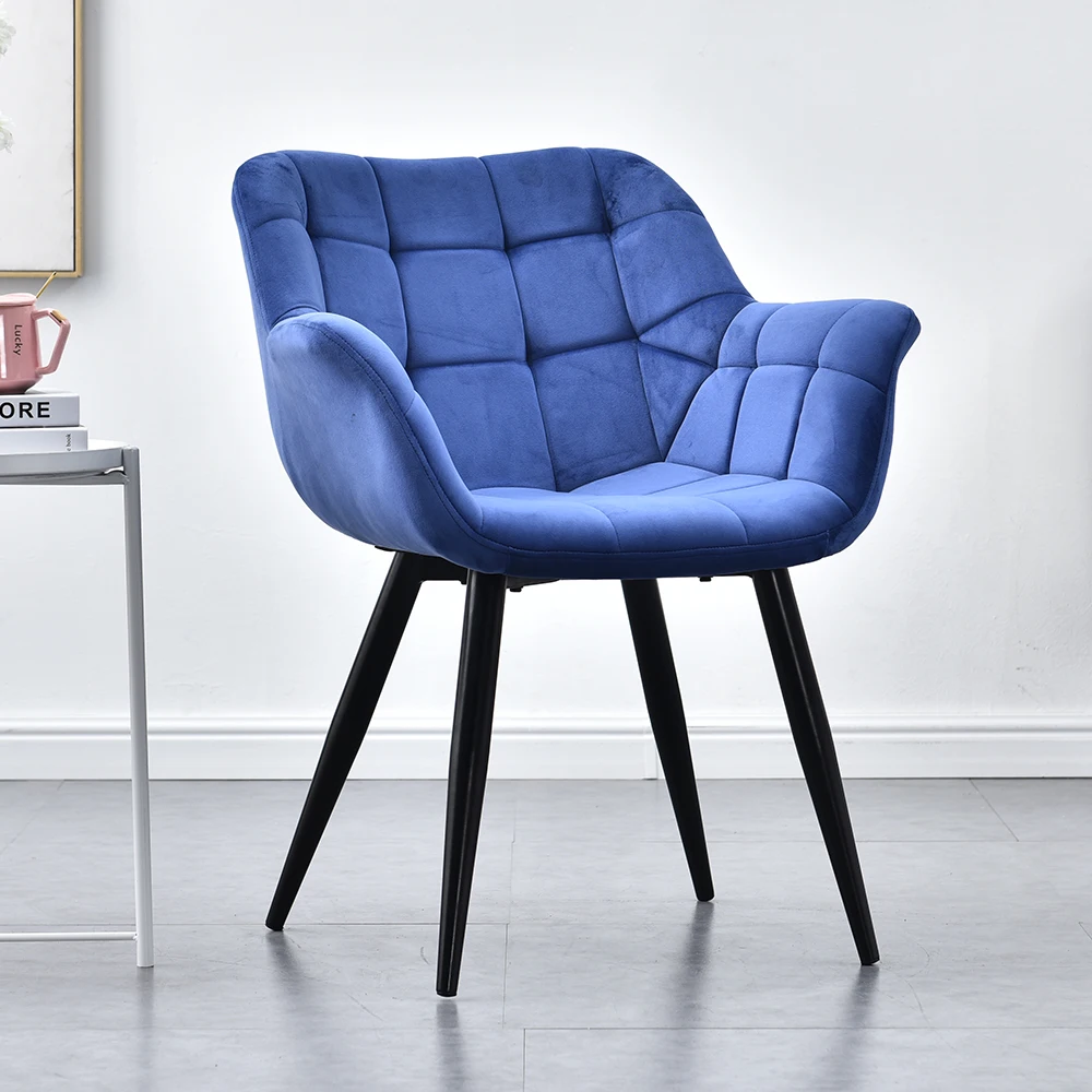 Dinning room furniture custom upholstery velvet leather upholstered fabric dining chair for sale