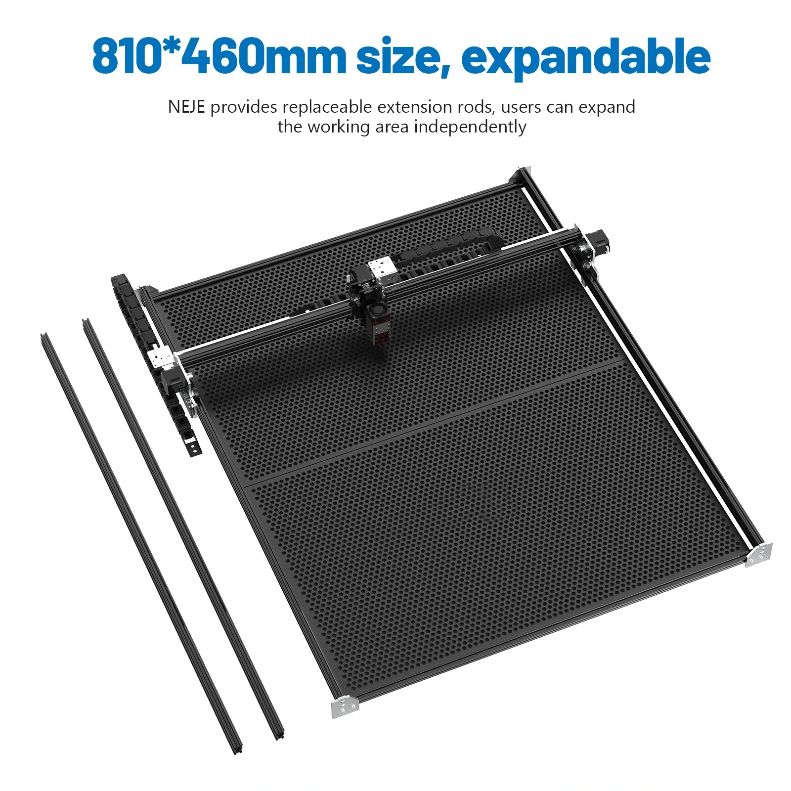 NEW Arrival NEJE Max E40 810*460mm Frame DIY Compressed Spot LD+FAC Fast High Precision Laser Cut Engraver Engraving Machine