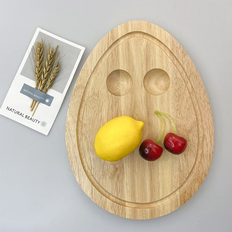 Homsense Manufacturers Wholesales Best Selling Products Wood Breakfast Board Bamboo Breakfast Egg Board