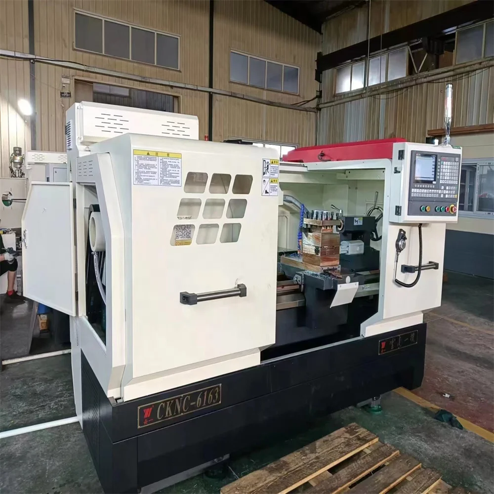 High Speed CNC Lathe TC4580, Bur Bed Lathe Machine, Metalworking Lathe Machine
