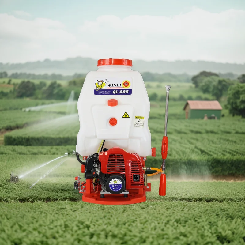 Qinli QL-806 Low Price Agricultural Power Sprayer Knapsack  4 stroke engine motorized sprayer gasoline power